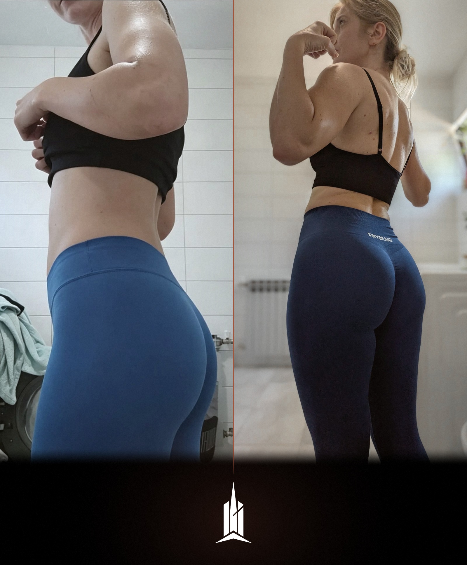 Imperative Fitness client transformation 5 — before on the left, after on the right